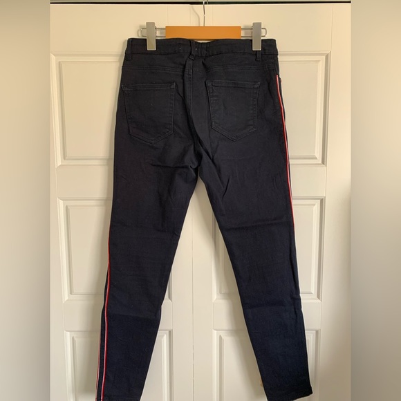 Zara Navy Jeans- Size 8 - Picture 2 of 8